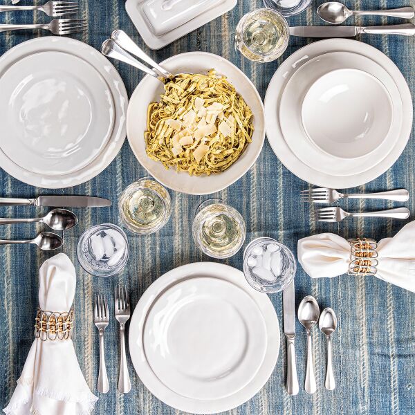 Puro 5pc Place Setting - Whitewash (KS01/10, KS02/10, KS03/10, KS07/10, KS46/10)