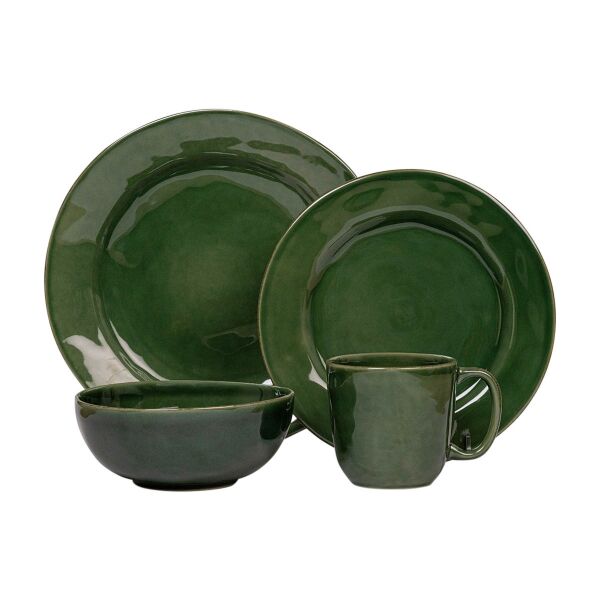 Puro 4pc Place Setting - Basil (KS01/29, KS02/29, KS07/29, KS46/29)