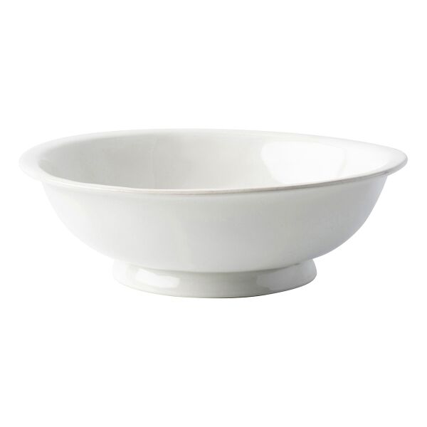 Puro Footed Fruit Bowl - Whitewash