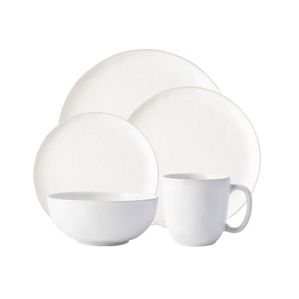 Puro Coupe 5pc Place Setting - Whitewash (KSC01/10, KSC02/10, KSC03/10, KS07/10, KS46/10)