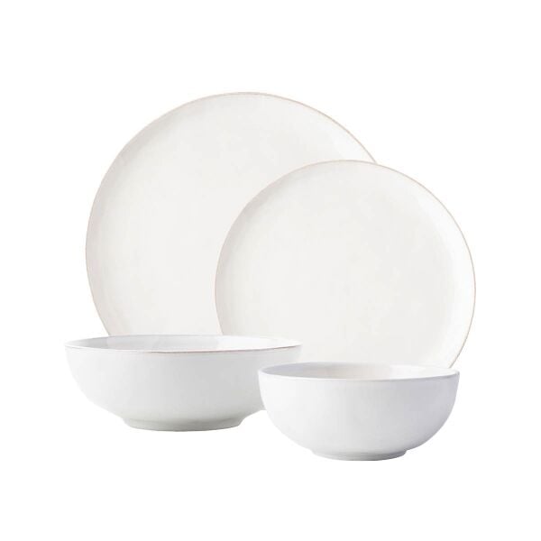 Puro Coupe 4pc Place Setting - Whitewash (KSC01/10, KSC02/10, KS07/10, KS08X/10)