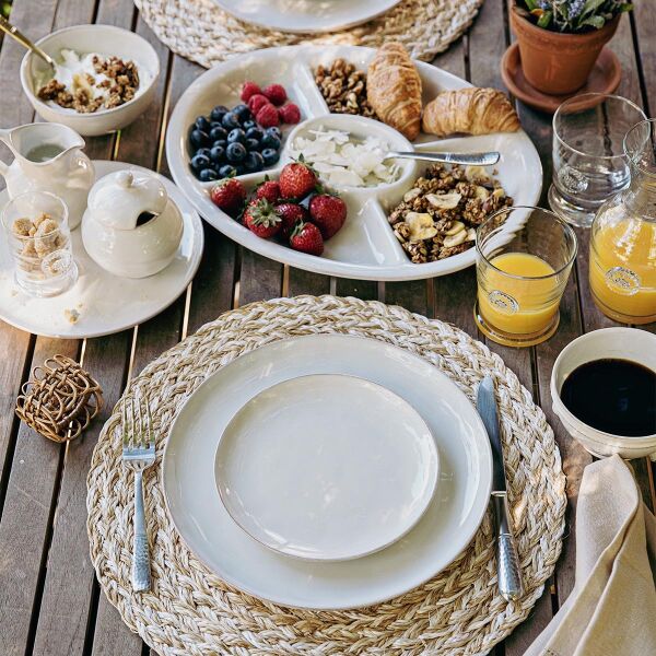 Puro Coupe 4pc Place Setting - Whitewash (KSC01/10, KSC02/10, KS07/10, KS08X/10)