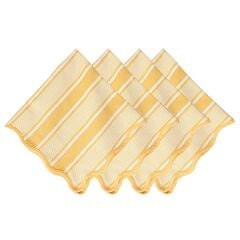 Cabana Stripe Napkin Set/4 - Sunshine