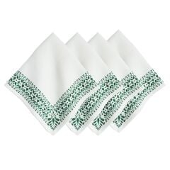 Iberian Border Napkin Set/4 - Evergreen
