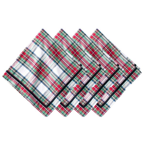 Stewart Tartan Napkin Set/4 - Multi