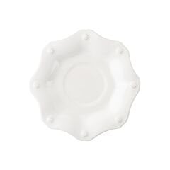 Berry & Thread Scalloped Saucer - Whitewash