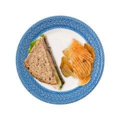 Le Panier Dessert/Salad Plate - Delft Blue