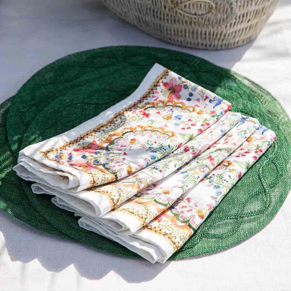 Tuileries Garden Amerikan Servis 4lü Set Fesleğen Yeşili