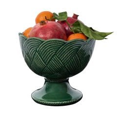 Le Panier Mystic Knot Footed Bowl - Basil