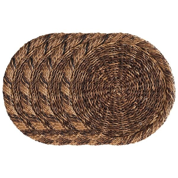 Rustic Rope Supla ve Servis Tabağı 4lü Set