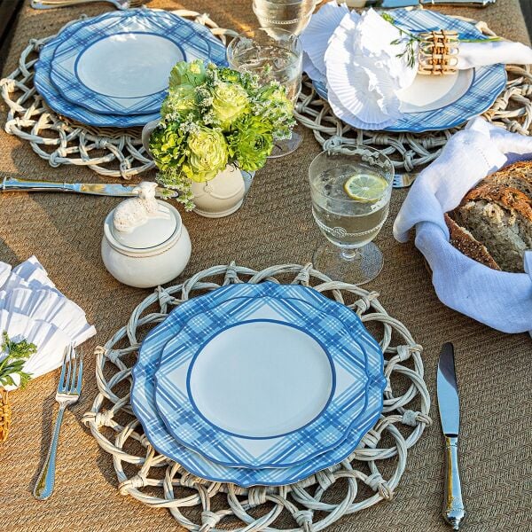 Provence Rattan Amerikan Servis Beyaz Eskitme
