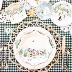 Provence Rattan Placemat - Whitewash