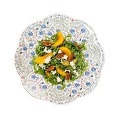 Villa Seville Scalloped Dessert/Salad Plate - Chambray