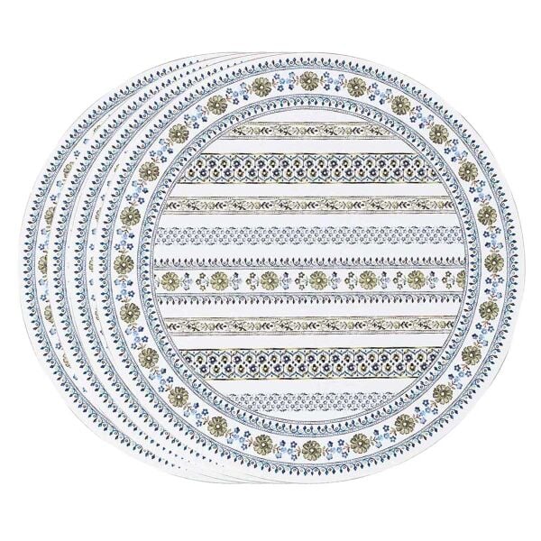 Seville Stripe Placemat Set/4 - Green