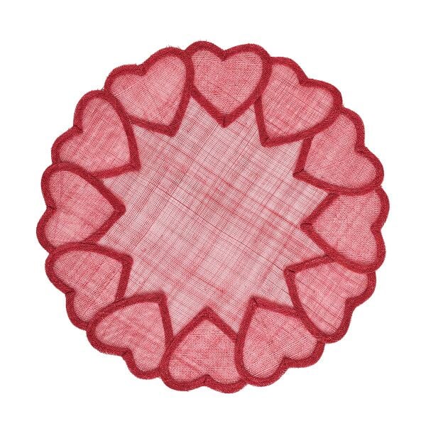 Heart Amerikan Servis Pembe