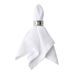Berry & Thread Napkin Ring - Silver
