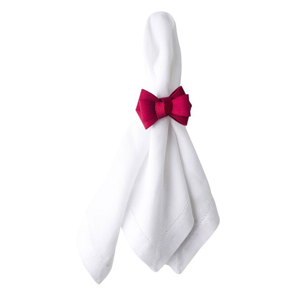 Tuxedo Peçete Halkası Yakut Kırmızısı