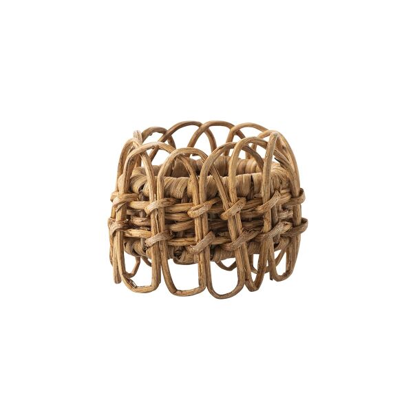 Provence Rattan Napkin Ring Set/4 - Natural