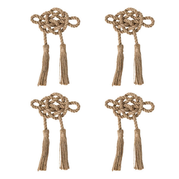 Mystic Knot Peçete Halkası 4lü Set Vizon