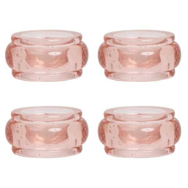 Provence Napkin Ring Set/4 - Blush