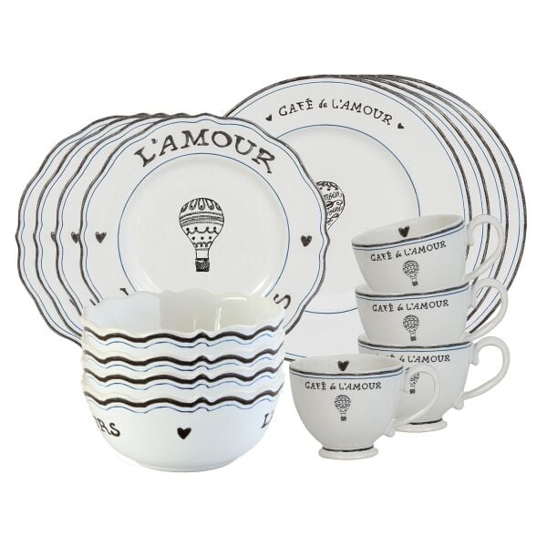 L'Amour Toujours 16pc Place Setting (LT01/10, LT63SET/10, LT07X/10, LT46/10)