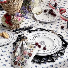 L'Amour Toujours Dessert/Salad Plate Assorted Set/4