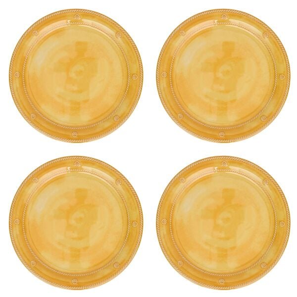 Berry & Thread Melamine Dinner Plate Set/4 - Sunshine