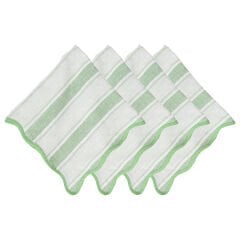 Cabana Stripe Napkin Set/4 - Seagrass