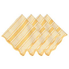 Cabana Stripe Napkin Set/4 - Sunshine