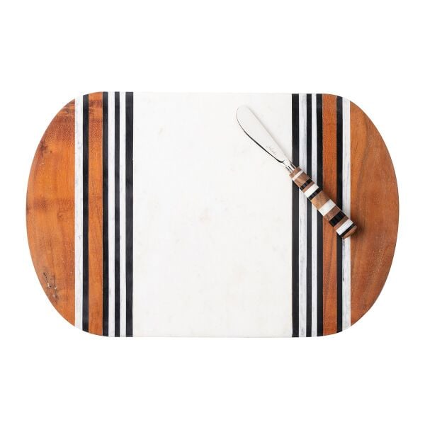 Stonewood Stripe Sürme Bıçaklı Servis Tahtası