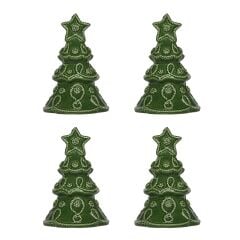 Berry & Thread Tree Place Card Holder Set/4 - Basil