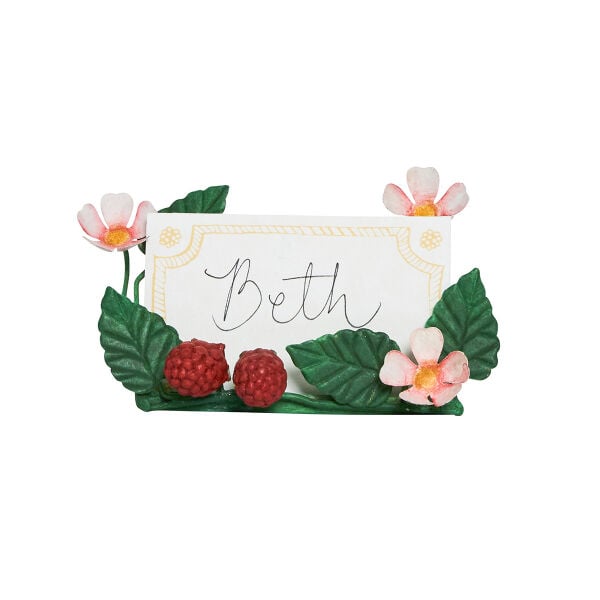 Meadow Walk Raspberries İsim Kartlığı 4lü Set Çok Renkli