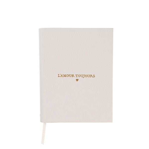 L'Amour Toujours Embossed Journal - Gold