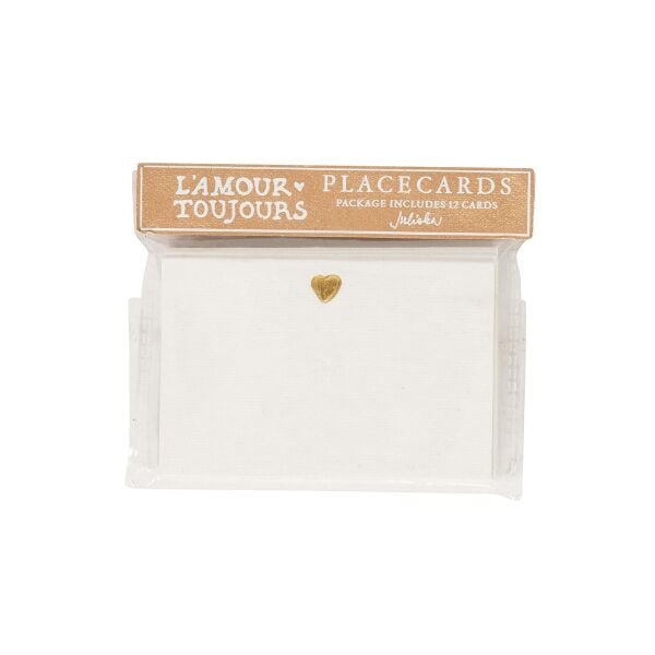 L Amour Toujours İsim Kartı 12li Set Gold