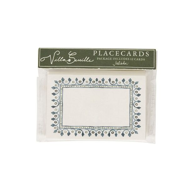 Villa Seville Place Card Set/12- Chambray