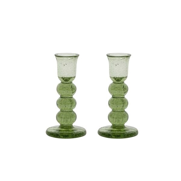 Provence Şamdan 2li Set Fesleğen Yeşili