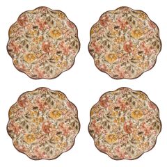 Willa Cocktail Plate Set/4 - Amber