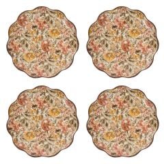 Willa Cocktail Plate Set/4 - Amber