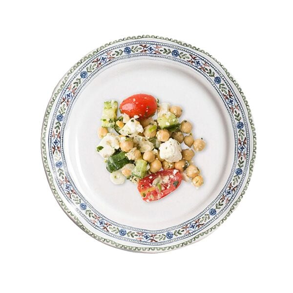 Villa Seville Tatlı ve Salata Tabağı Şambre Mavi