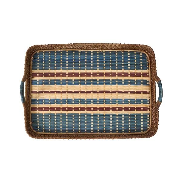 Danish Stripe Tepsi Lacivert