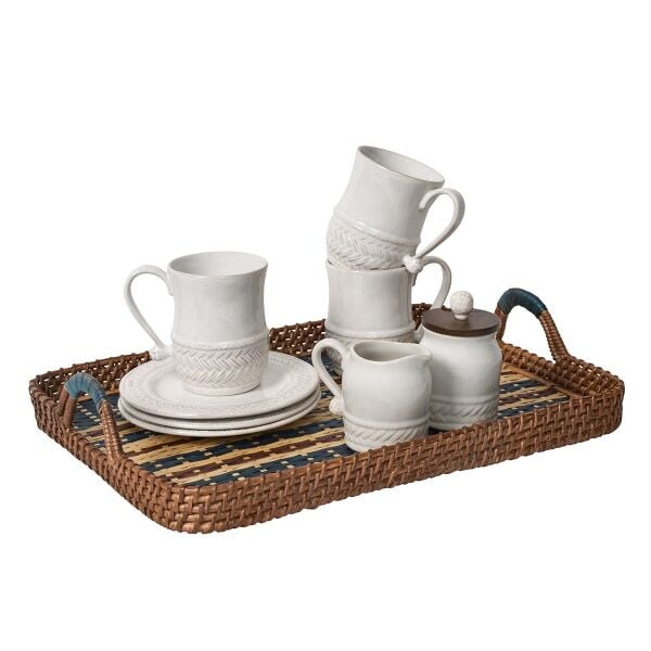 Danish Stripe Tepsi Lacivert