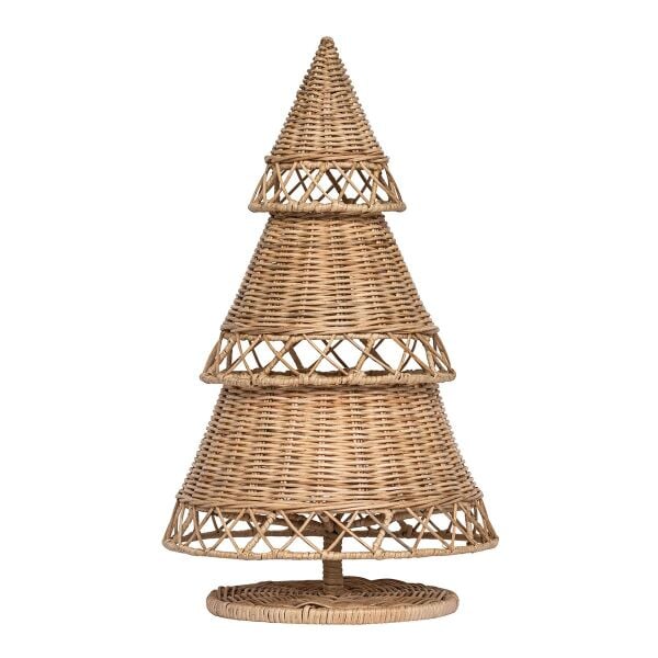 Provence Rattan Ağaç Dekor Beyaz Eskitme