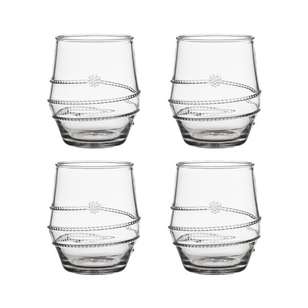 Amalia Akrilik Küçük Su Bardağı 4lü Set