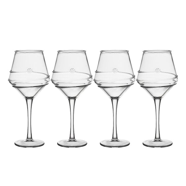 Amalia Acrylic Wine Glass Set/4
